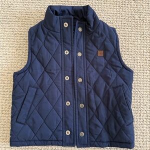 Janie & Jack boys quilted vest size 18 to 24 months never worn